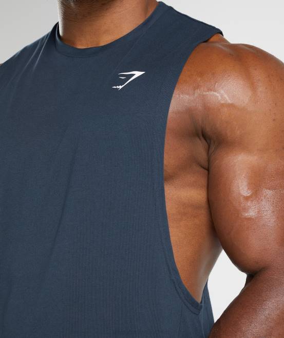 Marine Kleidung Gymshark Männer Reagieren Sie mit dem Drop-Arm-Tank 04P8889