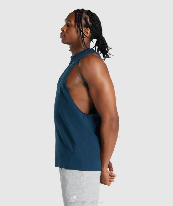 Marine Kleidung Gymshark Männer kritischer 2.0 Drop-Arm-Tank 04P8922