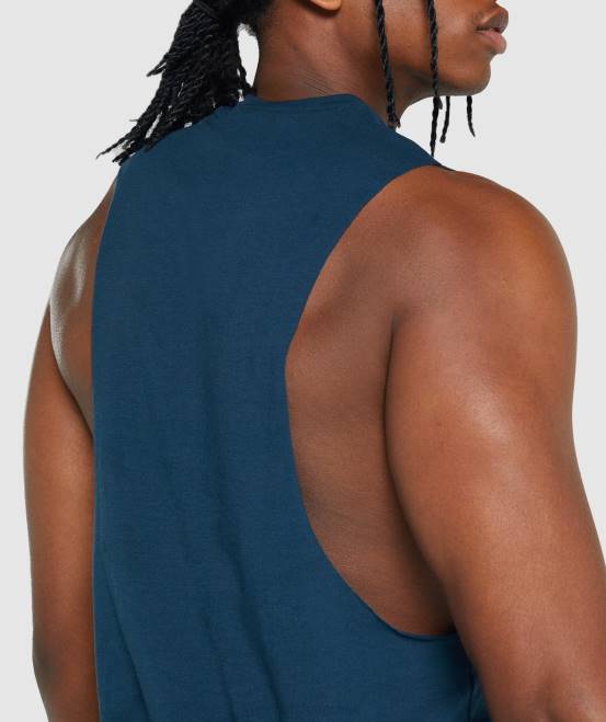 Marine Kleidung Gymshark Männer kritischer 2.0 Drop-Arm-Tank 04P8922