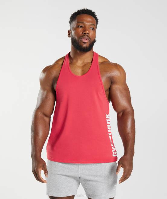 Papagei rot Kleidung Gymshark Männer Slice-Stringer 04P8988