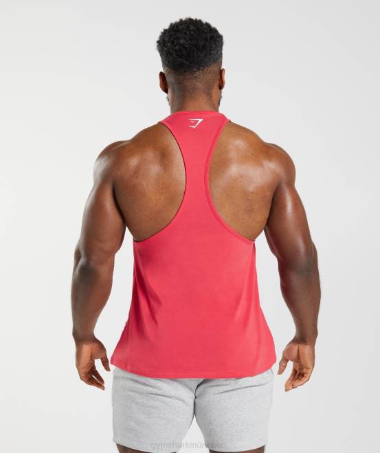 Papagei rot Kleidung Gymshark Männer Slice-Stringer 04P8988