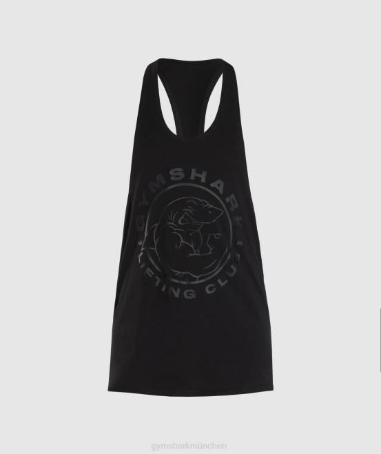 Schwarz Kleidung Gymshark Männer Legacy-Stringer 04P81019
