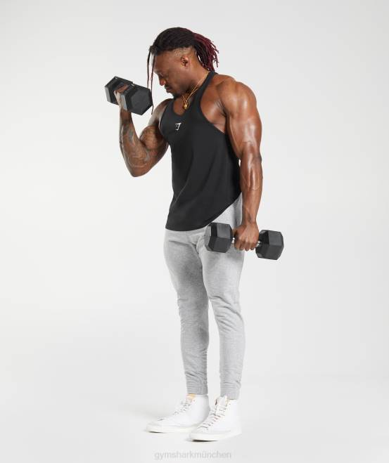 Schwarz Kleidung Gymshark Männer kritischer 2.0-Stringer 04P8975