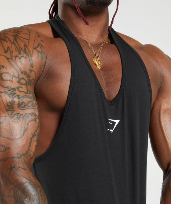 Schwarz Kleidung Gymshark Männer kritischer 2.0-Stringer 04P8975