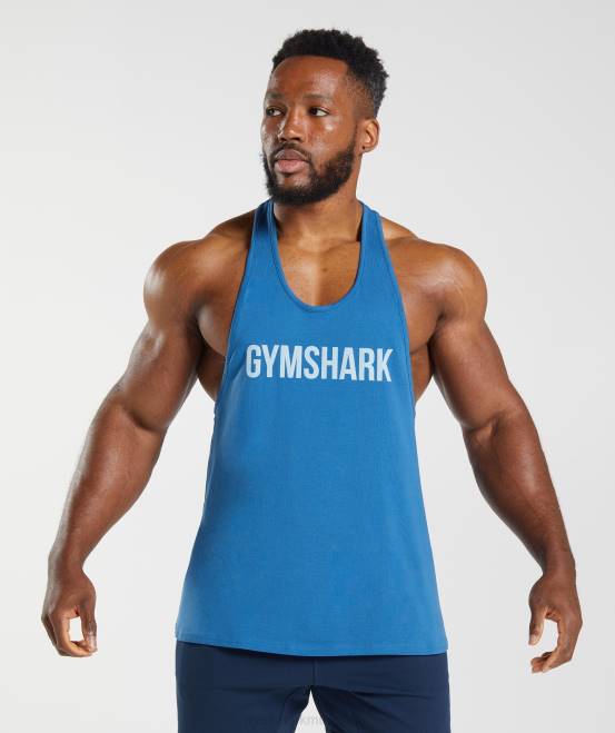 Seeuferblau Kleidung Gymshark Männer Apollo Stringer 04P8978