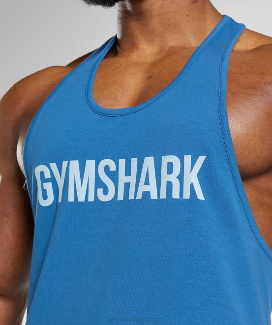 Seeuferblau Kleidung Gymshark Männer Apollo Stringer 04P8978