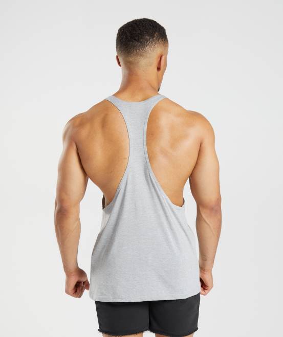 hellgrauer Kernmergel Kleidung Gymshark Männer Legacy-Stringer 04P8999