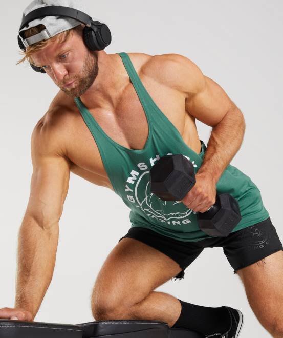 hoya grün Kleidung Gymshark Männer Legacy-Stringer 04P81024