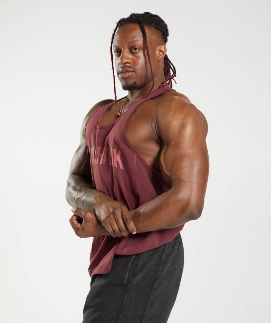 kirschbraun Kleidung Gymshark Männer Power-Stringer 04P81003