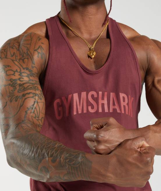 kirschbraun Kleidung Gymshark Männer Power-Stringer 04P81003