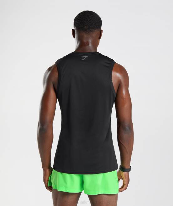 schwarz/schwarz meliert Kleidung Gymshark Männer Sporttank 04P8925