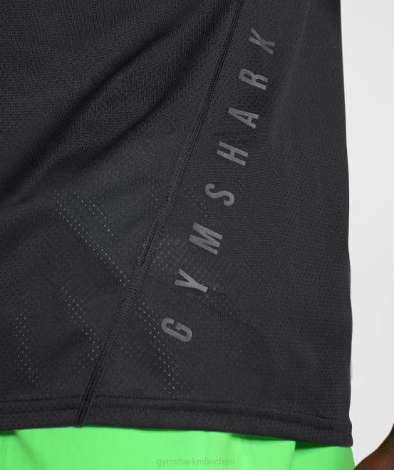 schwarz/schwarz meliert Kleidung Gymshark Männer Sporttank 04P8925