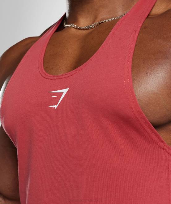 sonnengetrocknetes Rot (ausverkauft) Kleidung Gymshark Männer Stringer reagieren 04P81026