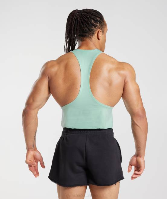 wassergrün Kleidung Gymshark Männer Legacy-Stringer 04P81011