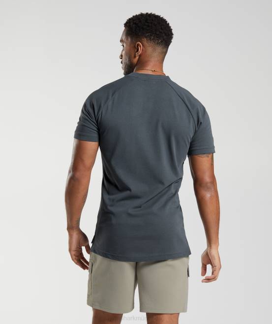 Cosmic Grey (ausverkauft) Kleidung Gymshark Männer Ruhetag-Pendler-Poloshirt 04P8768