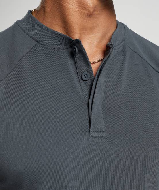 Cosmic Grey (ausverkauft) Kleidung Gymshark Männer Ruhetag-Pendler-Poloshirt 04P8768