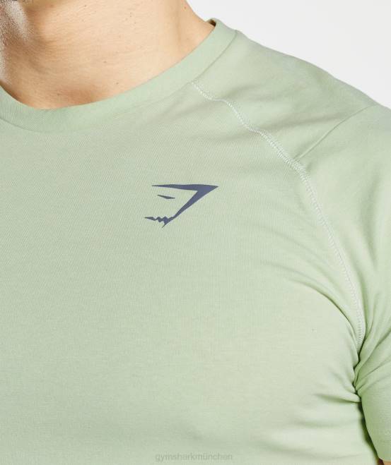 Flora grün Kleidung Gymshark Männer auffälliges T-Shirt 04P8729