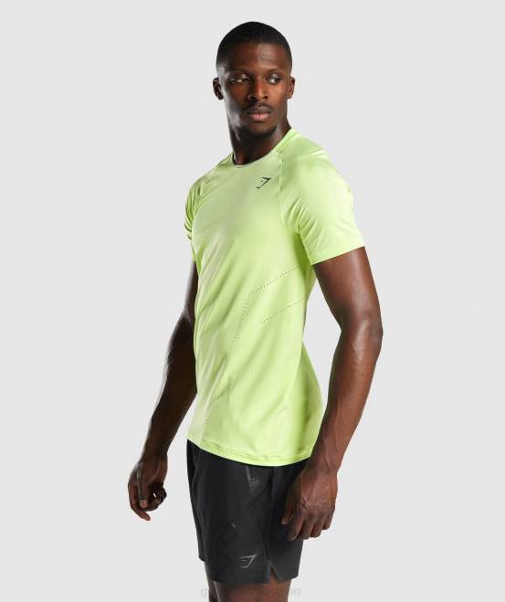 Grün Kleidung Gymshark Männer Apex Perform T-Shirt 04P8733
