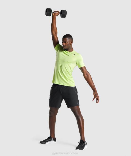 Grün Kleidung Gymshark Männer Apex Perform T-Shirt 04P8733