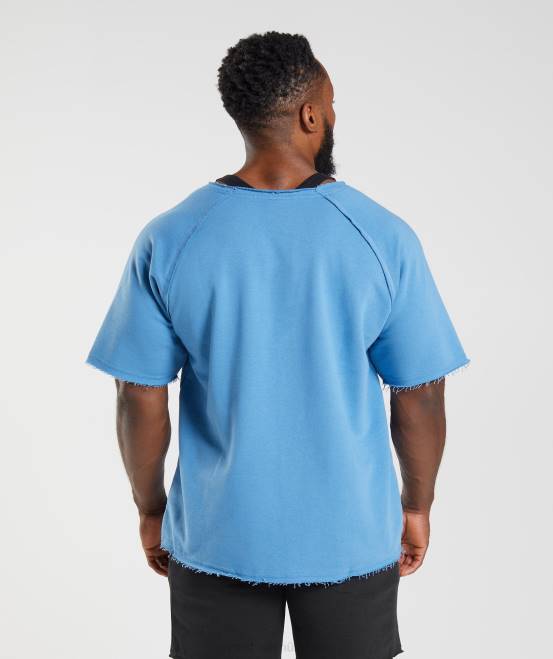Küstenblau Kleidung Gymshark Männer Legacy-Lappenoberteil 04P8703