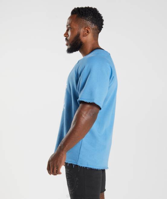 Küstenblau Kleidung Gymshark Männer Legacy-Lappenoberteil 04P8703
