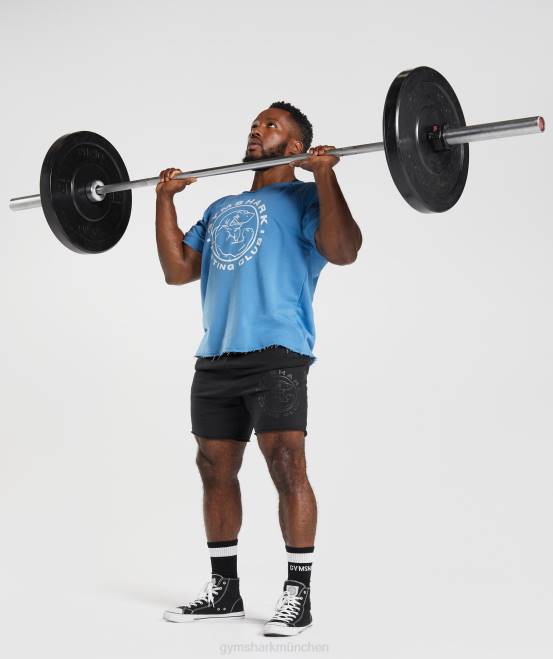 Küstenblau Kleidung Gymshark Männer Legacy-Lappenoberteil 04P8703