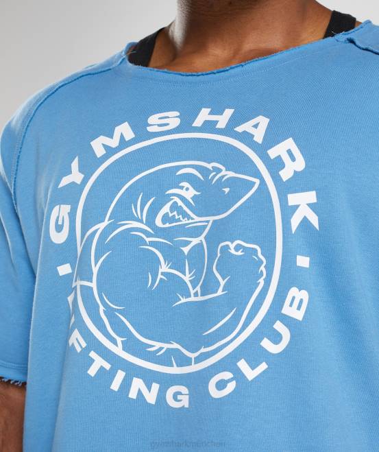Küstenblau Kleidung Gymshark Männer Legacy-Lappenoberteil 04P8703