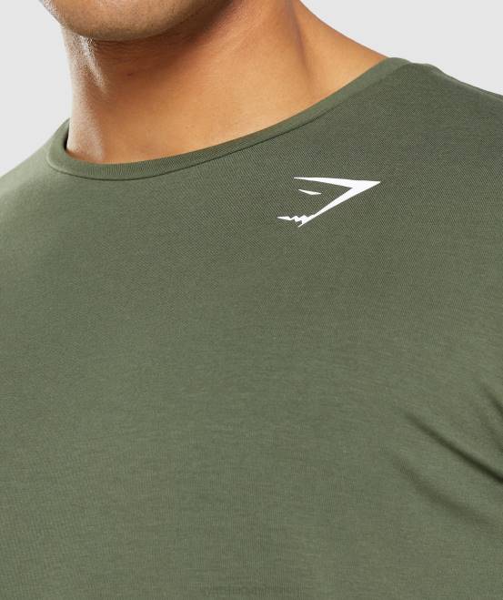 Kernolive Kleidung Gymshark Männer unverzichtbares T-Shirt 04P8656
