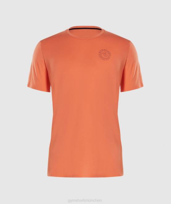 Luft- und Raumfahrtorange Kleidung Gymshark Männer Legacy-T-Shirt 04P8765
