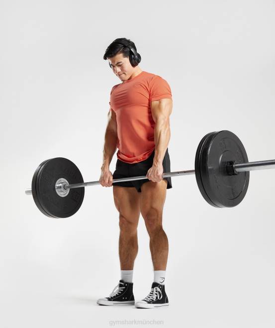 Luft- und Raumfahrtorange Kleidung Gymshark Männer Legacy-T-Shirt 04P8765