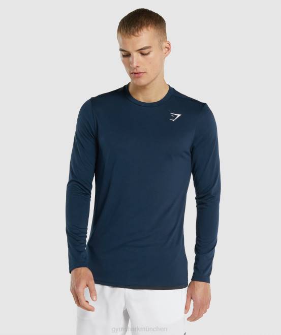 Marine Kleidung Gymshark Männer Ankunfts-Langarm-T-Shirt 04P8598