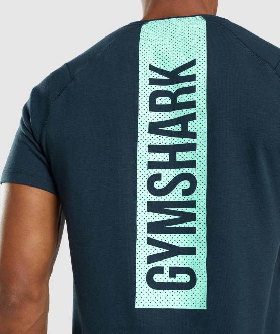 Marine Kleidung Gymshark Männer auffälliges T-Shirt 04P8706