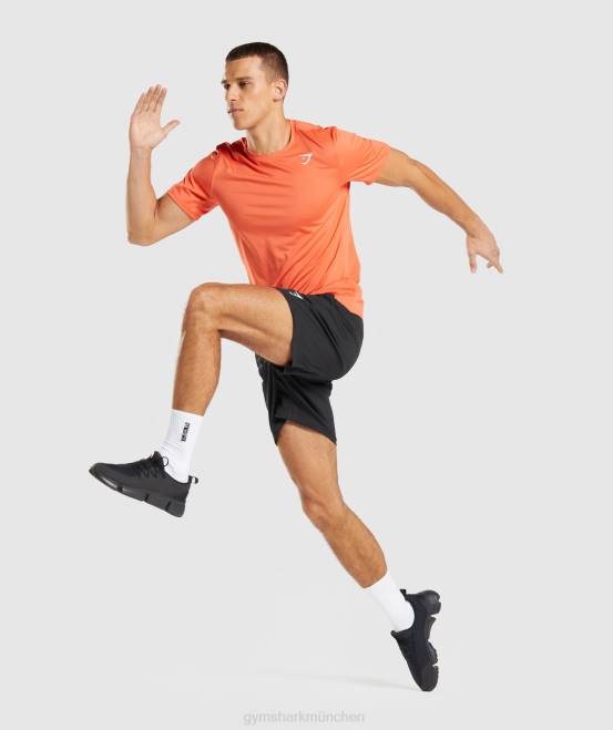 Papaya-Orange Kleidung Gymshark Männer Ankunfts-T-Shirt 04P8748