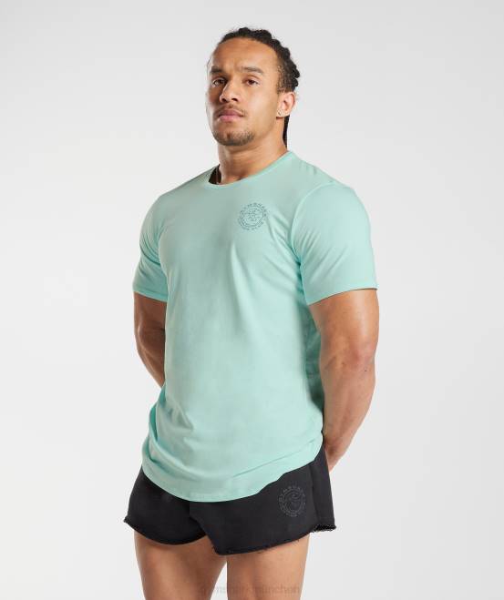 wassergrün Kleidung Gymshark Männer Legacy-T-Shirt 04P8766