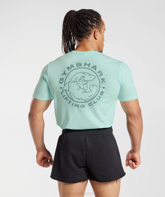 wassergrün Kleidung Gymshark Männer Legacy-T-Shirt 04P8766