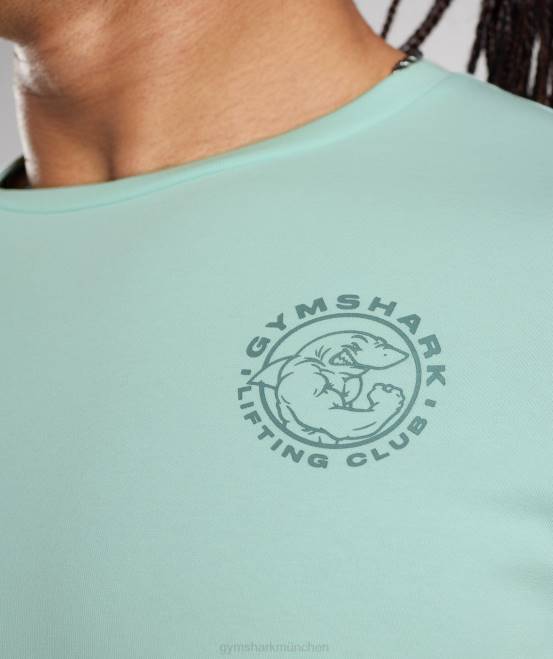 wassergrün Kleidung Gymshark Männer Legacy-T-Shirt 04P8766
