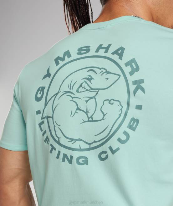 wassergrün Kleidung Gymshark Männer Legacy-T-Shirt 04P8766