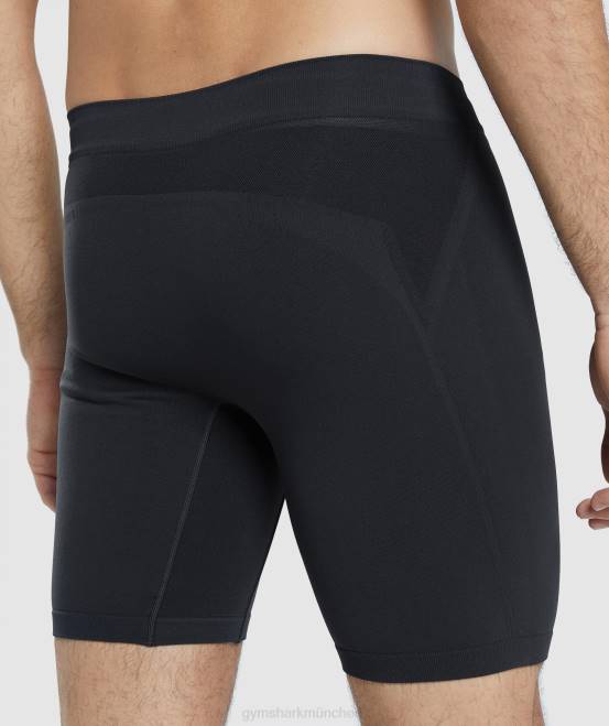 schwarz/hellgrau Kleidung Gymshark Männer Hybrid-Boxer 04P81044