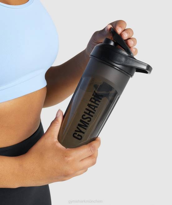 Schwarz Zubehör Gymshark unisex Shaker-Flasche 04P81116