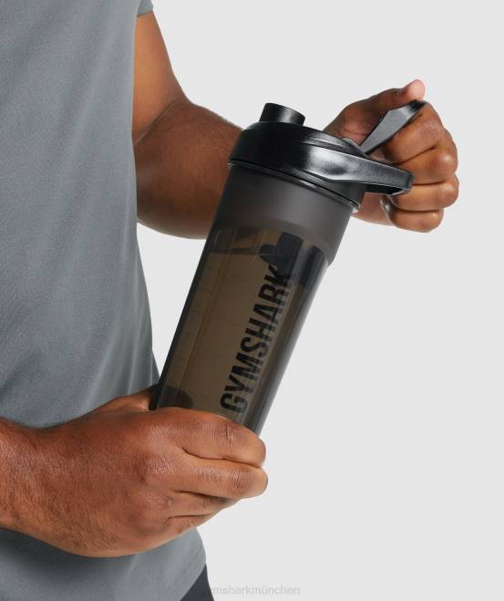 Schwarz Zubehör Gymshark unisex Shaker-Flasche 04P81116