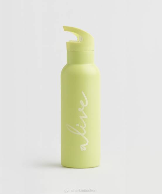 Seetang grün Zubehör Gymshark unisex Whitney-Strohflasche 04P81119