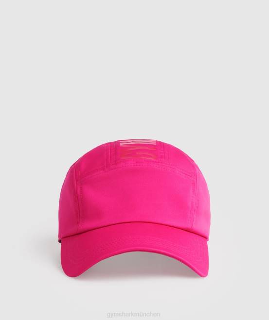 Magentarosa Zubehör Gymshark unisex 5-Panel-Kappe mit Logo 04P81132