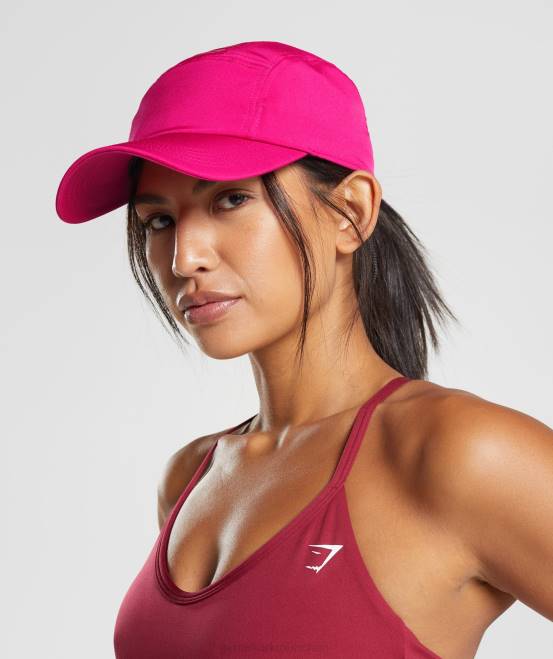 Magentarosa Zubehör Gymshark unisex 5-Panel-Kappe mit Logo 04P81132
