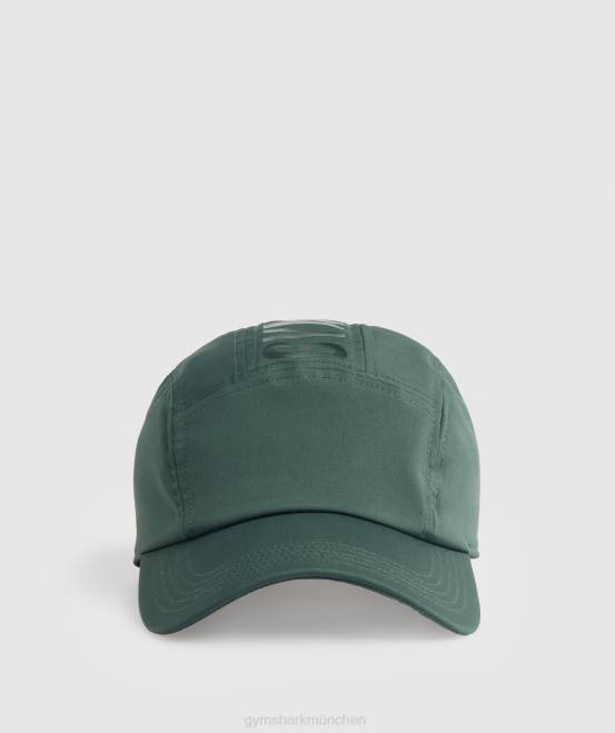 Obsidiangrün Zubehör Gymshark unisex 5-Panel-Kappe mit Logo 04P81131