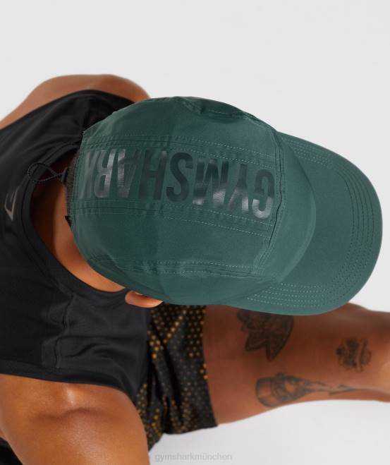 Obsidiangrün Zubehör Gymshark unisex 5-Panel-Kappe mit Logo 04P81131