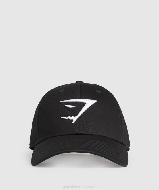 Schwarz Zubehör Gymshark unisex Haifischkopf-Kappe 04P81121