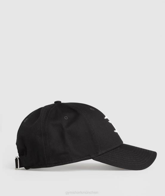 Schwarz Zubehör Gymshark unisex Haifischkopf-Kappe 04P81121