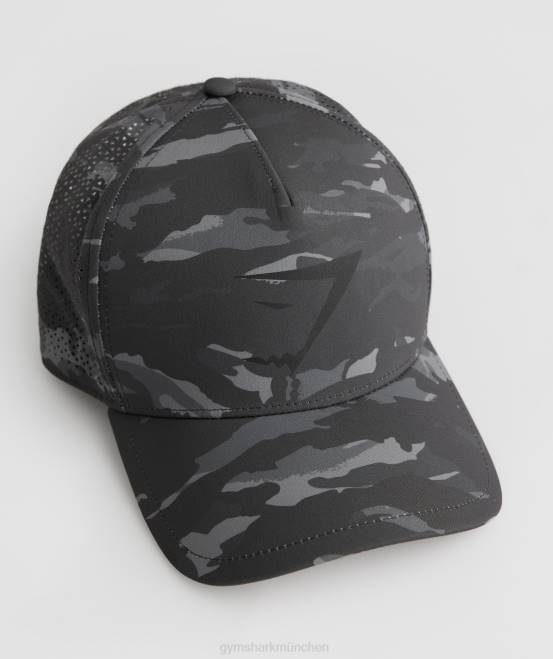 Schwarz Zubehör Gymshark unisex Mesh-Trucker 04P81129