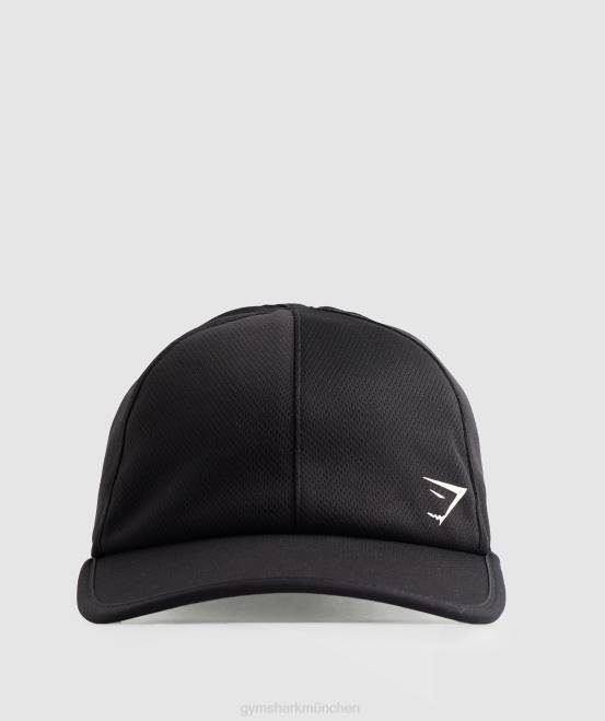 Schwarz Zubehör Gymshark unisex Pferdeschwanzkappe 04P81125