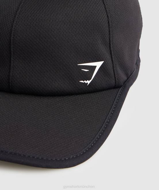 Schwarz Zubehör Gymshark unisex Pferdeschwanzkappe 04P81125